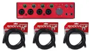 Focusrite Clarett+ 4Pre USB-C Audio Recording Interface, 4 Mic Preamps+Cables
