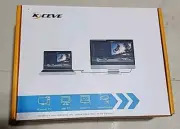 Dual Monitor KVM Switch HDMI 2 Port 4K60Hz,MLEEDA USB HDMI Extend Display Switch