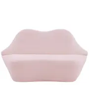 TOV Furniture Lips Velvet Settee