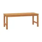 Garden Bench 114 Cm Solid Teak Wood Brown