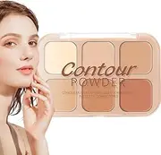 Concealer Palette Powder - Facial Contouring Makeup Powder Palette,Silky Texture Cosmetic Tool for Shopping, Daily Use, Dating, Parties, Night Out