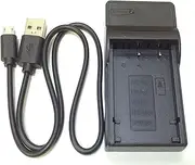 New EA-DC-8 Small USB Camera Battery Charger BP-DC8 for Fuji NP-40 Finepix V10 J50 Finepix F650 F402 F470 FinePix F811 F700 FinePix Z5fd Z3 for Leica X Vario X1 X2 Digital Parts Accessories