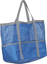 [Healeved] Large Mesh Beach Bag for Women Portable Tote Bag for Beach Pool Gym and Storage Versatile and Stylish Swim Bag