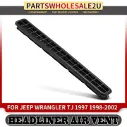 Left Driver Side Black Hard Top Exhauster Vent for Jeep Wrangler TJ 1997-2002