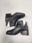 SOREL Women's Cate Cut Out Waterproof Rain Ankle Booties Quarry Gray Size 6