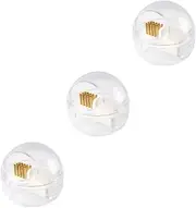 Housoutil 3 Sets Nail Drill Bit Brush Detachable Box Cleaning Tool for Nail Art Brushes