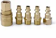 KLKVTGWGZK 5 * 1/4 NPT Air Line Hose Compressor Fitting Coupler Quick Release Connector Tool Parts