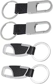[SAFIGLE] 4pcs Carabiner Keychain Hook for Men Durable Key Holder with Strong Carrying Capacity for Outdoor Activities and Daily Use