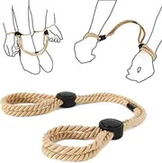 BDSM Sex Restraints Adjustable Bondage Rope,Adult Restraint Toy Rope BDSM Rope Sexy Handcuffs Leg Straps Slave Bondage for SM Beginner for Couple Bed Game Play