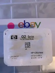 HP 02 Series CB279W Black Ink Cartridge for HP Photo Packs New/Sealed