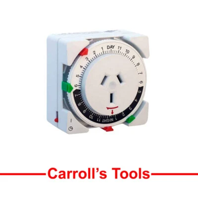 HPM 24 Hour Analogue Easy Set Security Timer - D819/2DP