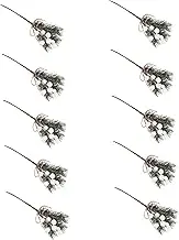 EPIGEIST 10Pcs Artificial Pine Picks Stems for Christmas Tree Decor Creative Pine Needle Plant Accessories for Home Party Crafts Wreaths Centerpieces and Seasonal Arrangements
