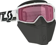 Scott Primal Safari Facemask Black/White Snow Goggles, black-white for Men One Size Black White