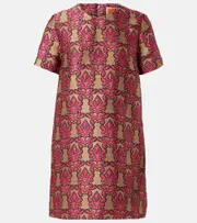 [La DoubleJ] La DoubleJ Mini Swing jacquard minidress UK 16 multicoloured