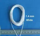 1.4 mm White Lift Pull String Cord for Window Blinds & Shades, 19 ft or 34 ft.