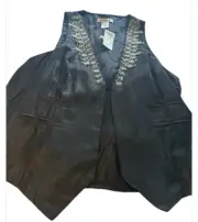 Arden B sequin vest, similar to a tuxedo style size medium