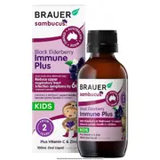 Brauer Sambucus Black Elderberry Kids Immune Plus 100ml