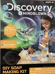 Discovery DIY Soap Making Kit STEM Science Tech Experiment #Mindblown 8+ New