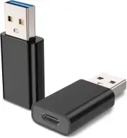 MOSWAG USB-C Female to USB-A Male Adapter for iPhone 15/14/13, CarPlay, MagSafe