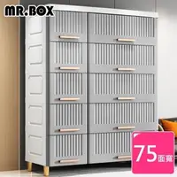 在飛比找鮮拾優惠-【Mr.Box】 75大面寬-雙排條紋5層10抽收納櫃(兩色