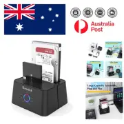 2×8TB USB-C Dual Bay HDD Docking Station with Offline Clone & Lightweight Design