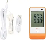 TTE35066 Large Screen Digital Temperature Humidity Recorder Probe Monitor with Sound Light Alarm