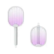 Electric Fly Bug Swatter Foldable Racket USB Rechargeable Mosquito Zapper Racket