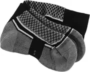 [Sosoport] Running Compression Socks Men Sweat Absorbing Socks Soccer Socks Adult Grey Thick Socks for Equestrian