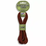 Pepperell Braiding Parachute Cord 4mmx16'-Rust (Pack of 6)