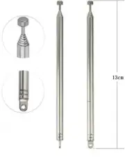 1pcs 8 Sections Telescopic 72cm AM FM Antenna Portable Radio Antenna Replacement
