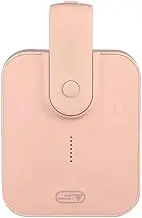 Mini Waffle Maker: Perfect for Families and Individuals, Dual Non-stick Sides with Quick Release & Easy Clean + Waffle Sticks(Pink)
