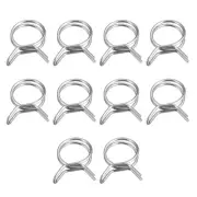 Double Wire Spring Hose Clamp, 20pcs 304 Stainless Steel 13mm Spring Clips