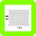 PVC Picket Fence White DEAL 990h 1740w Fence Piece Portable Fencing Event