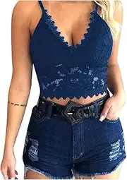 [Generic] Sexy Christmas Lingerie Bra Sexy Comfort Women Cami Wirefree Tops Bra Belts Yoga Lingerie with Garter Lingerie with Push up Bra