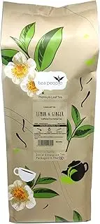Tea People Lemon and Ginger Loose Leaf Herbal Tea in Large Catering Pack 1.6 kg