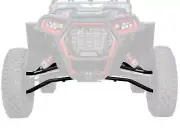SuperATV 1/5" Offset High Clearance A Arms for Polaris RZR XP Turbo S - Black