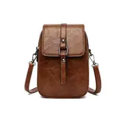 Retro Small PU Leather Women Crossbody Bag Satchel Shoulder Phone Purse Wallet Messenger Bag