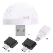 Car USB Light Mini LED Mood Lamp Lamp Colorful Car Lamp