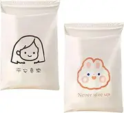 Trash Bag for Car - Easy Stick Cartoon Car Garbage Can,Recycling Containers for Interior Airplane Trunk Vehicle Cupholder Door Travel Boat Vomit Kids