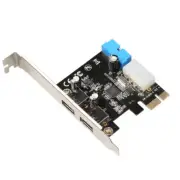 Desktop PCI-E to USB3.0 expansion card 4-port PCIE adapter card front interface