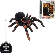 Remote Control Spider - Realistic Electric Prank Spider, Electric Remote Control Toy | Wireless Jokes Moving Horror Toy, Wireless Moving Real Spider Widow Toy for Birthday partyy Joke