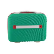 GAP LARGE Hard Shell with Mini Beauty Case Set+ Assorted Leather Tag - Coral