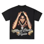 NBA YOUNGBOY T-SHIRT | Rare Concert Tee Tour Merch Collectible | Never Broke Again Rapper Lil Durk Lil Baby Polo G Rod Wave Young Thug | O129 Comfo...