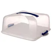 Clip Fresh Square Cake Saver Box Clear Container Kitchen Acessories - 31 X 12CM