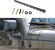 HEVLE Car Antenna, Antenna for Truck, Black Spiral Antenna, 7 Inch Universal Antenna Toppers Waterproof PVC Rubber Very Flexible Retrofit Antenna Car Accessories Fits for Car Truck SUV