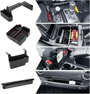 Vilasnow 4PCS for 2018-2023 Jeep Wrangler JL JLU Accessories for Jeep Gladiator JT Center Console Organizer Gear Shift Tray Organizer,Hanging Storage Box,Co-Pilot Organizer,Armrest Storage