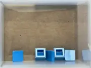 LEGO Parts - Dark Azure Slope 30 1 x 1 x 2/3 - No 54200 - QTY 5