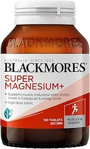Blackmores Super Magnesium+ | Supports Muscle Health | Maintains Energy Levels | 100 Tablets