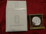 PS Crystal Glass Block Gold Design Battery Operated Paul Sebastian