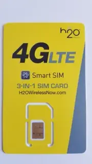 H2O H20 SIM card • Samsung Galaxy S5 S6 S7 Edge S8 S8+ Plus S9 Note